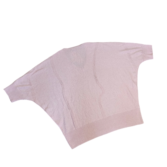 *NWT* Marble Soft Pink Knitted V-Neck Sweater - Picture 2 of 7